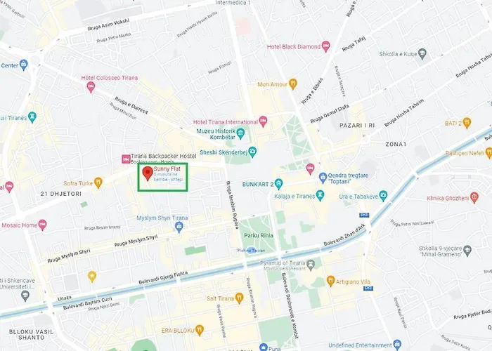 Sunny Flat In The Center Of Tirana, 2 Min. Walk * 地拉那